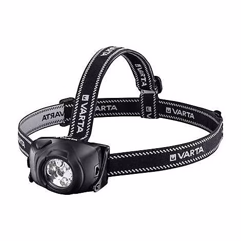Lampe torche, baladeuse et projecteur de chantier – Lampe frontale indestructible Varta 35 lumens