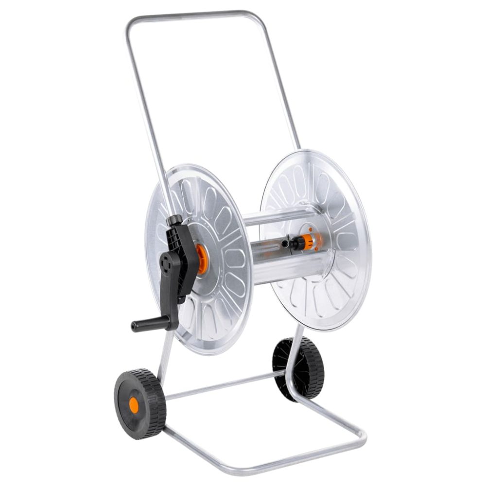 vidaXL Chariot pour enrouleur de tuyau de 80 m 1/2" ou 50 m 3/4" acier