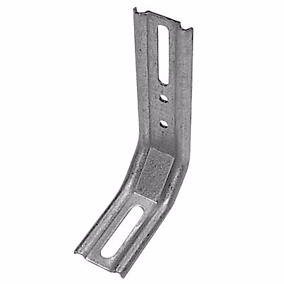 Équerre 3 pans galva 55 × 30 × 72 mm vendue par 6 pièces