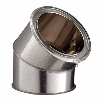 Fumisterie – Elément de coude 45° Ø180 mm Poujoulat