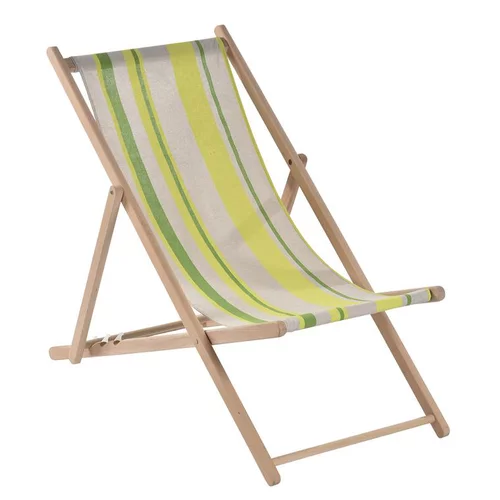 Essentiel extérieur：Chilienne en bois et en polycoton CHOLOROPHYLLE