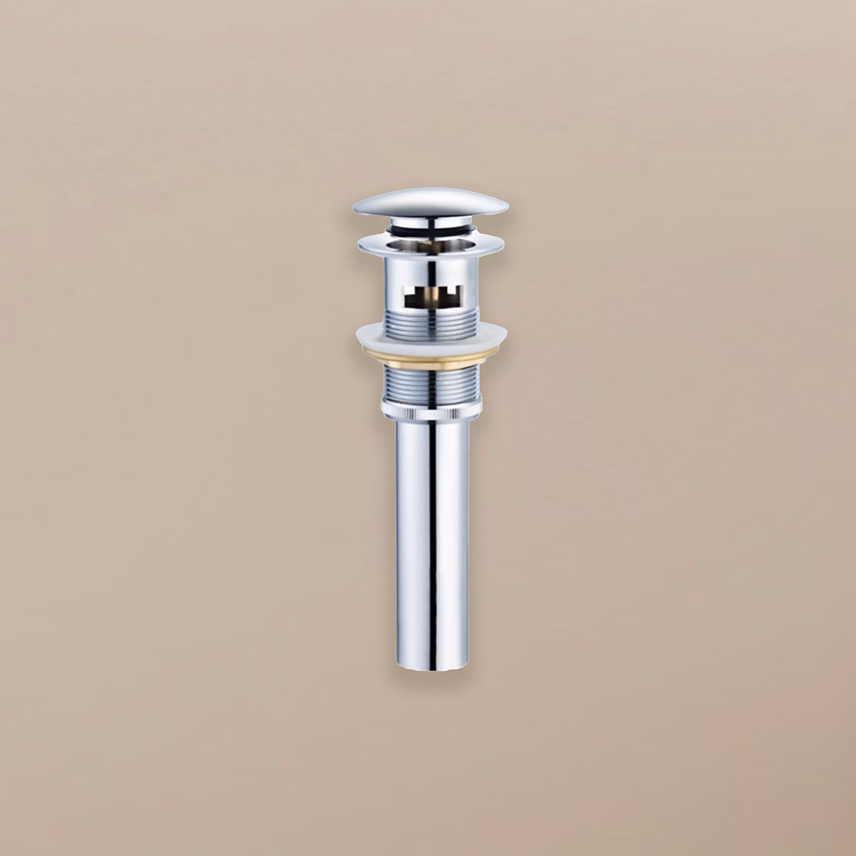 Evacuation des eaux – Bonde Up chrome pour vasque encastrée
