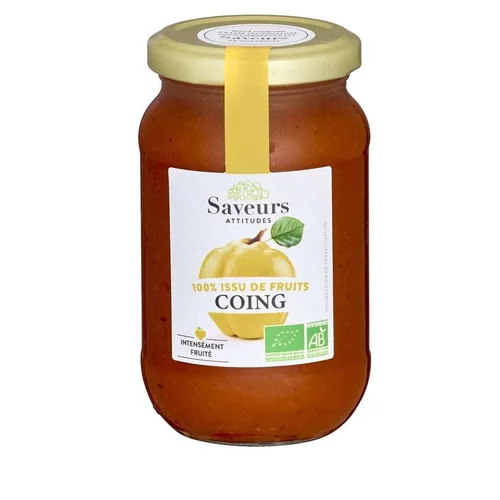 Une touche pratique au jardin:Préparation 100 % fruits Coing bio - 310 g