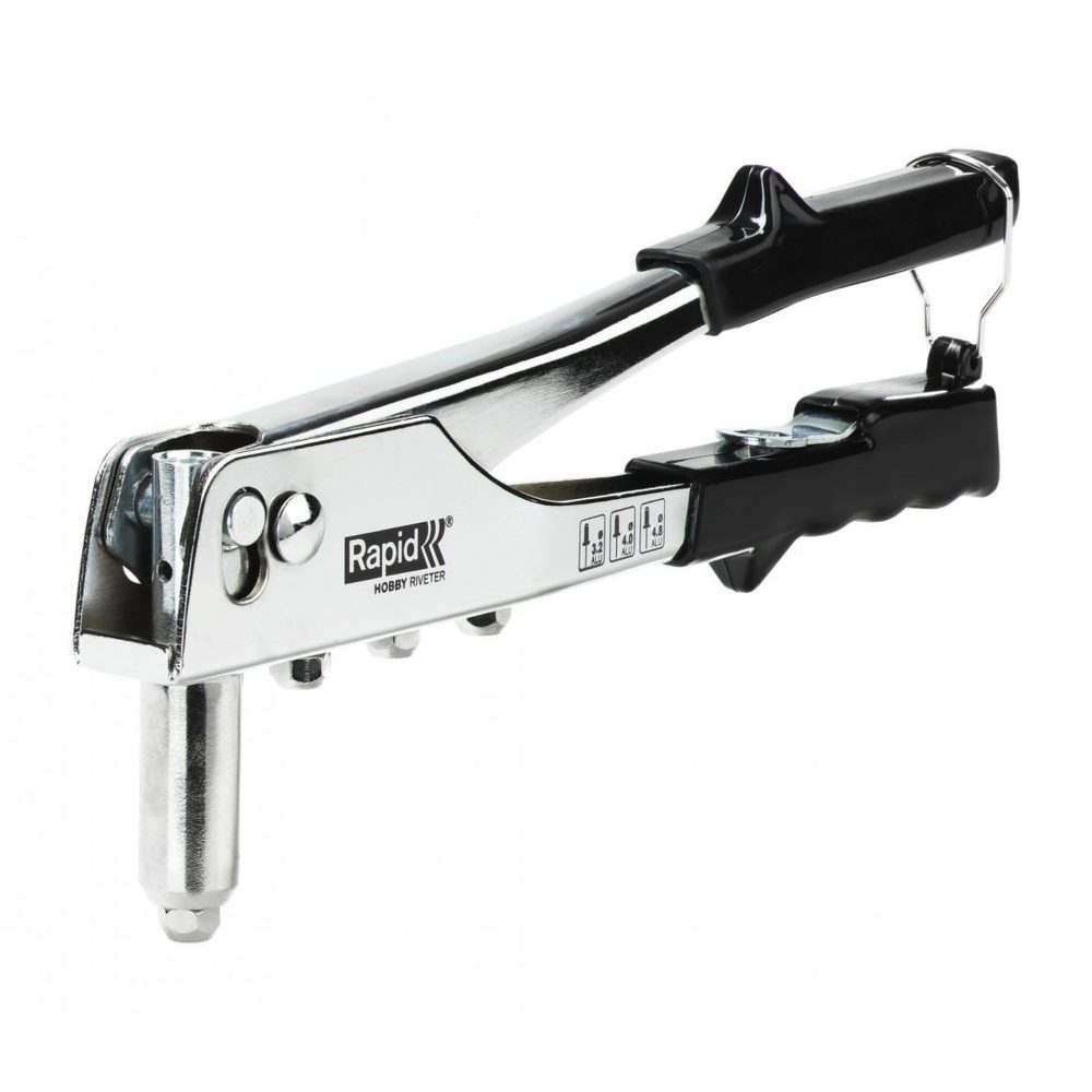 Rapid Pince à riveter RAPID HOBBY pour rivets aluminium Ø3,2 / 4,0 et 4,8mm.