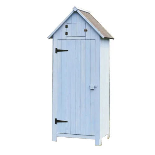 Pour enrichir votre univers jardin:Armoire cabine de rangement 3 étagères livrée