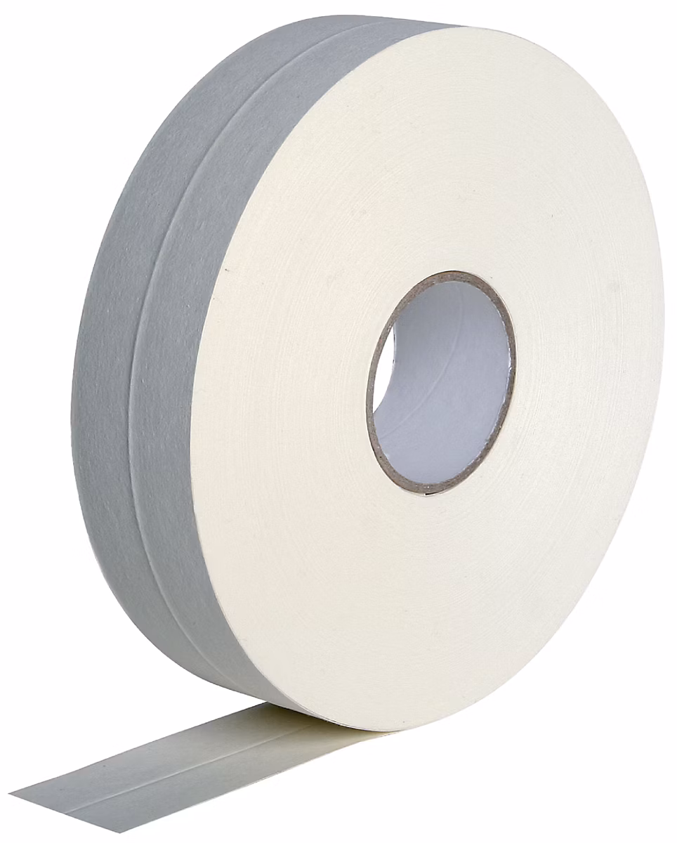 Enduit et calicot – Bande à joint papier pour plaques de plâtre L. 150 lm Semin Haute performance