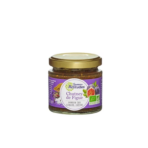 Un choix malin pour l’extérieur：Chutney de figue 125 g