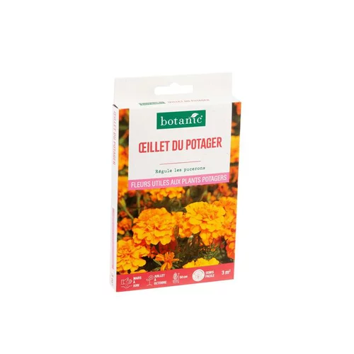 Les indispensables du jardin:Œillet du potager botanic® - graines à semer (3 m²)