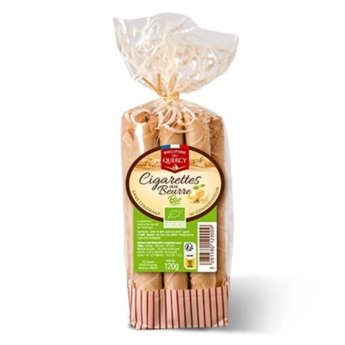 Pour plus de confort à l’extérieur:Cigarettes pur beurre bio Biscuits les Saules - 120 g