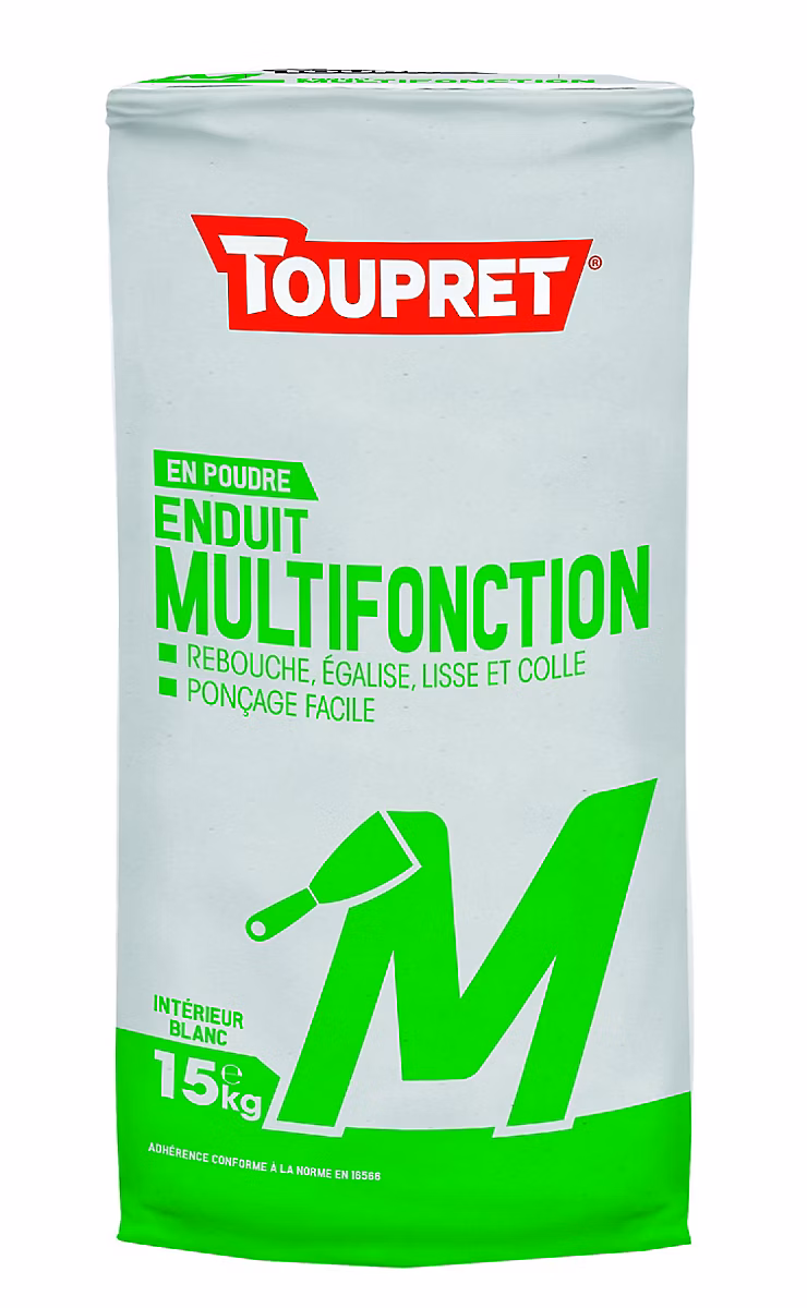 Enduit et calicot – Enduit multifonction en poudre Toupret 15kg