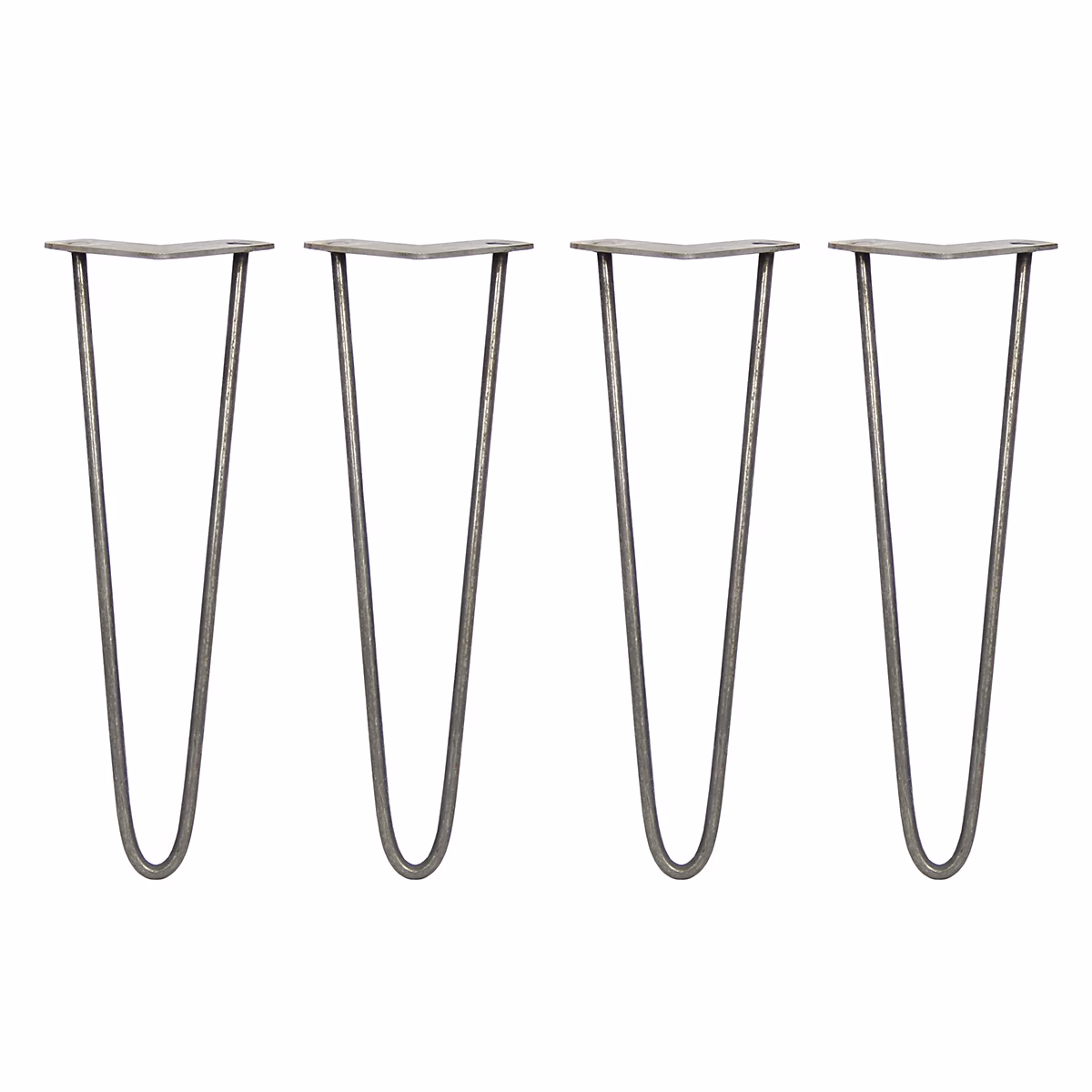 4 Pieds de Table en Epingle à Cheveux – 40 | 6cm | 2 Tiges | 10mm