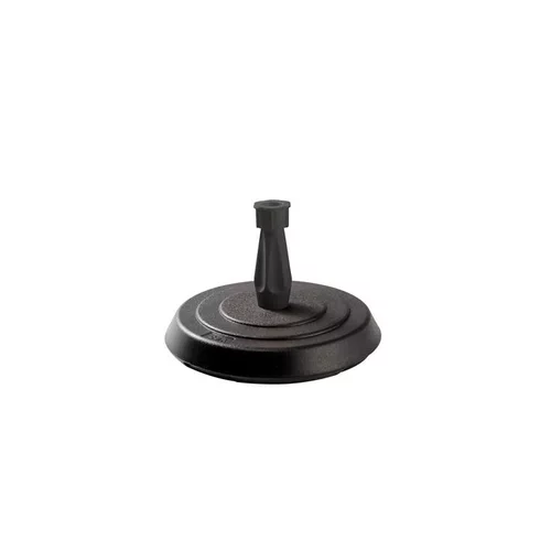 Pour l’extérieur:Pied de parasol anthracite en béton - 14 kg