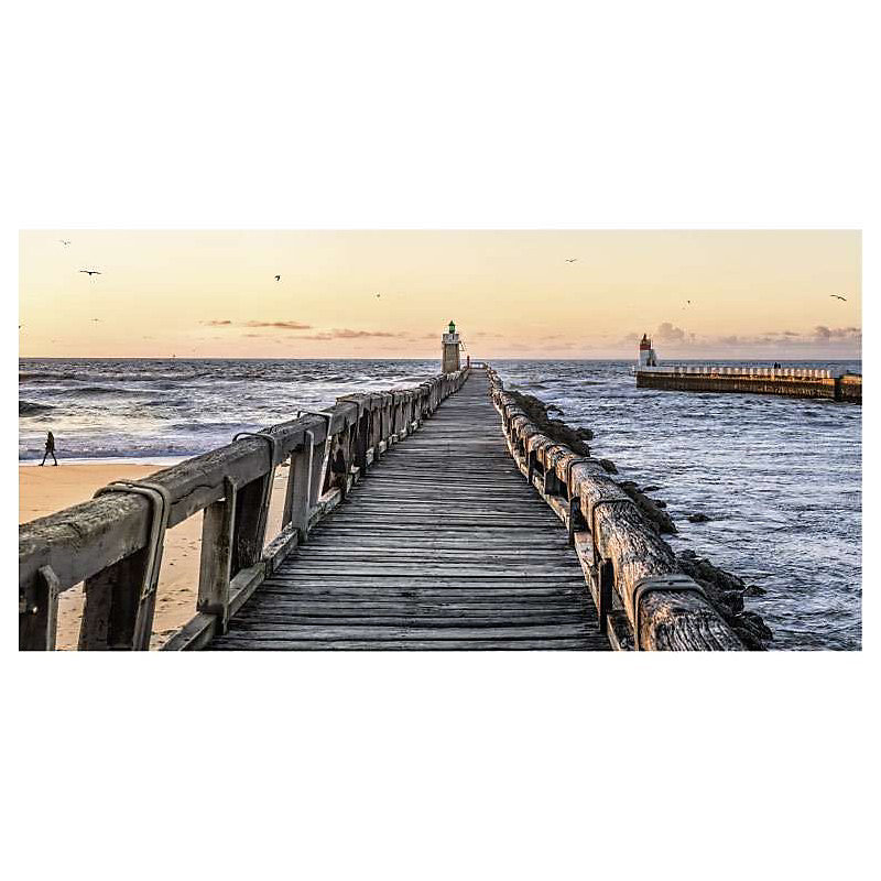 Brise vue imprimé ESTACADE CAPBRETON – H.1.5 x L.3 m | 100% occultant | Made in France par Scenolia + kit de fixation offert