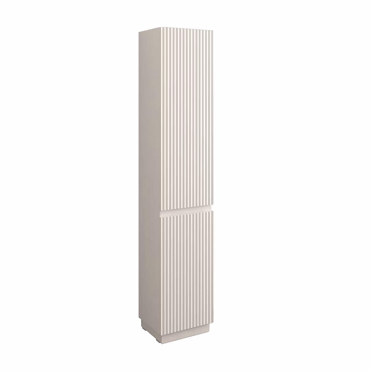 Colonne de salle de bains 2 portes à suspendre H.185 x P.30 x l.36 cm blanc mat Monolite – Réf. MTGCUHCMG8640356989