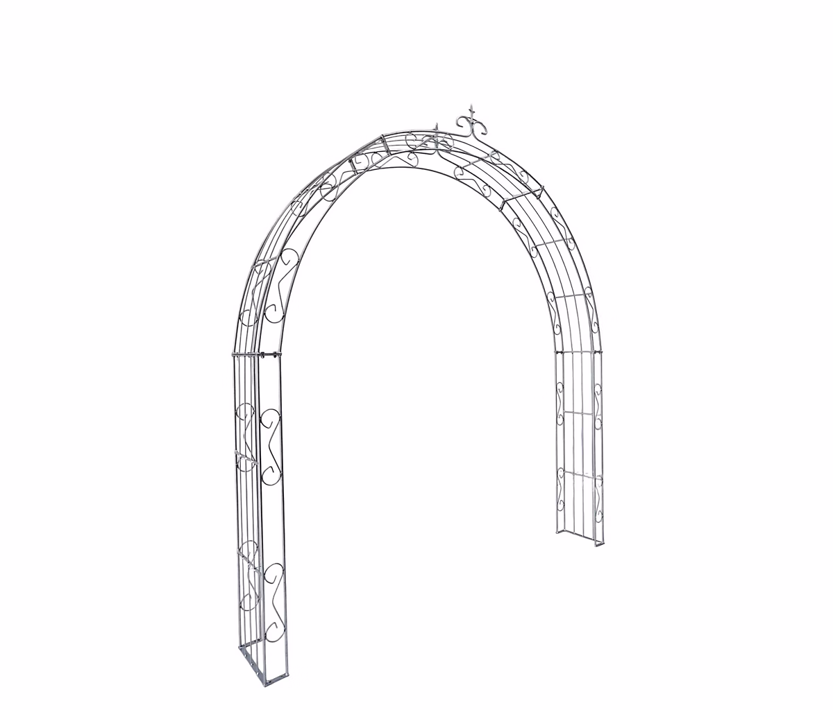 Arche de jardin LEA with pointu arrond – 260 cm Galvanisé