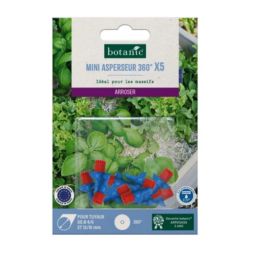 Pour votre jardin:5 mini asperseurs 360° botanic® - Arrosage goutte à goutte