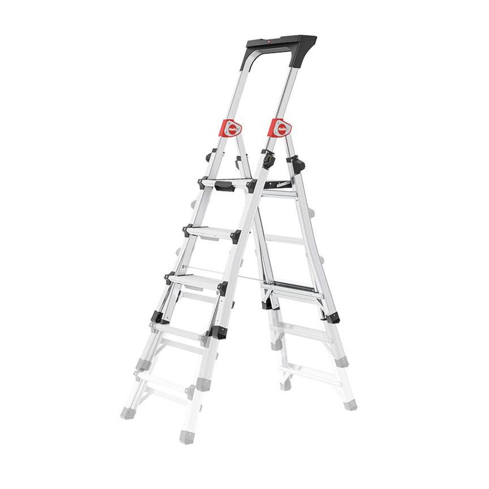 HAILO Escabeau professionnel télescopique 3m adapté aux escaliers hailo tl100