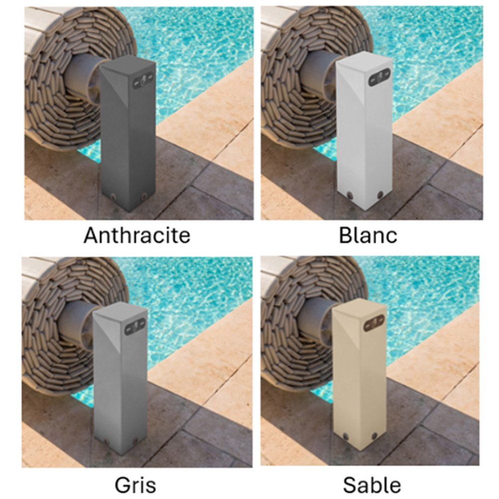 Volet piscine Linea Light ? motorisation évolutive batterie