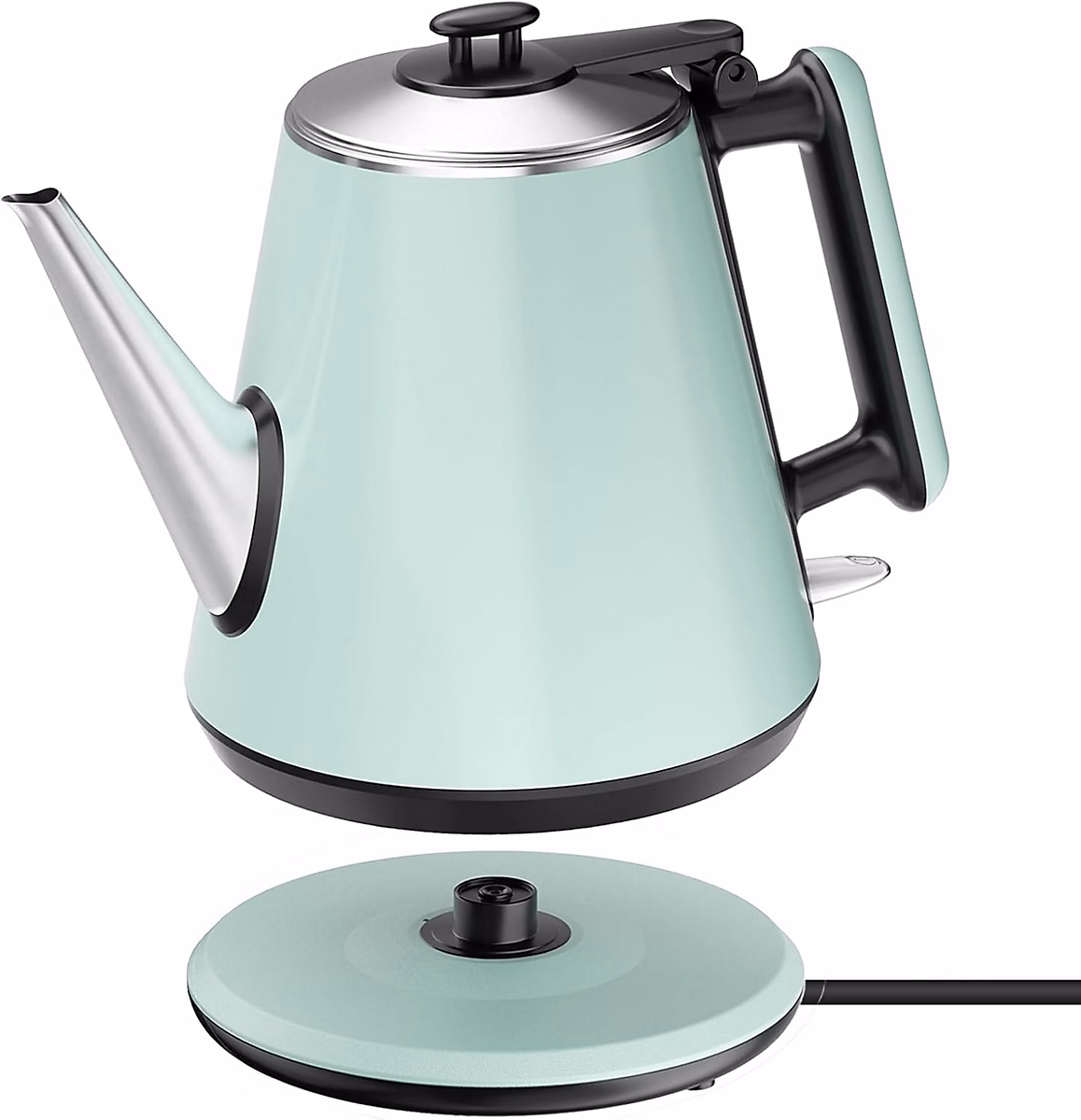 Bouilloire rétro 0 – 9L vert 1360W