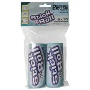 Malin pour le jardin:Recharge pour rouleau adhésif Stick & Roll 2x30 feuilles