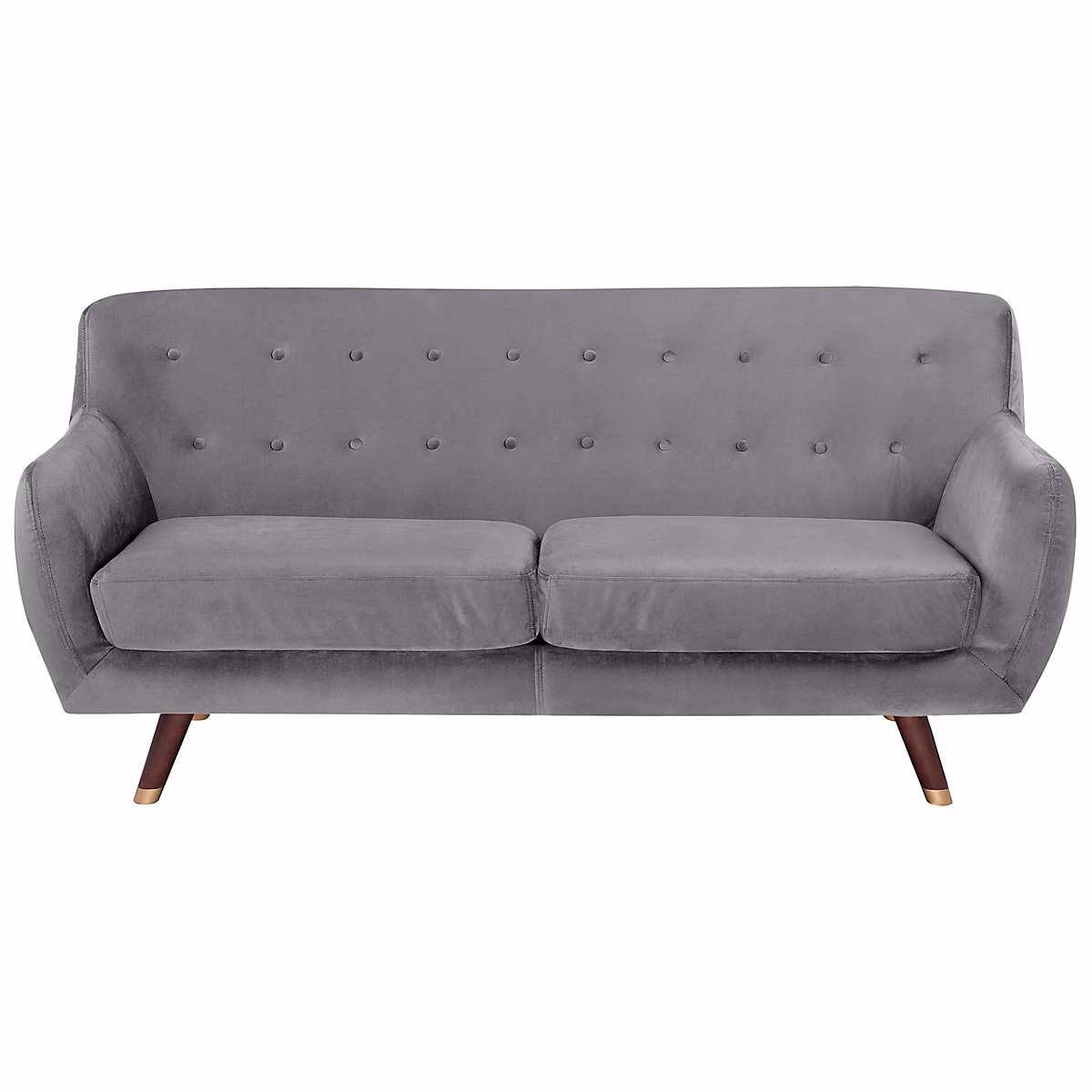 Canapé 3 places BODO Velours Gris – Réf. CORSLMIKZ4467321228