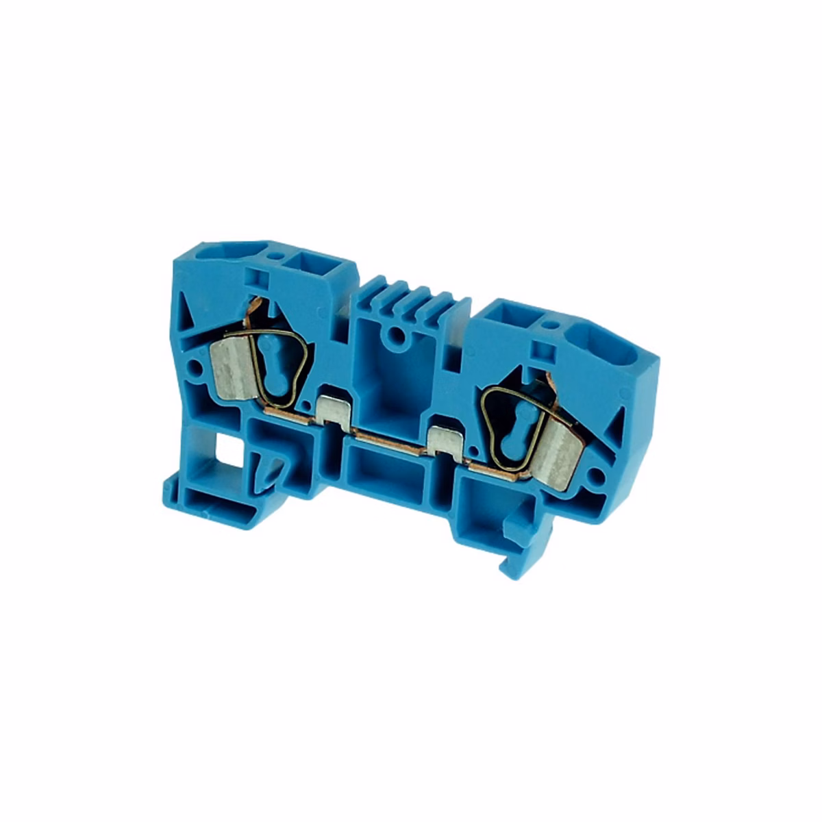 Borne De Jonction à Ressort 4mm² Bleu – Connexion Automatique, 1 Entrée + 1 Sortie