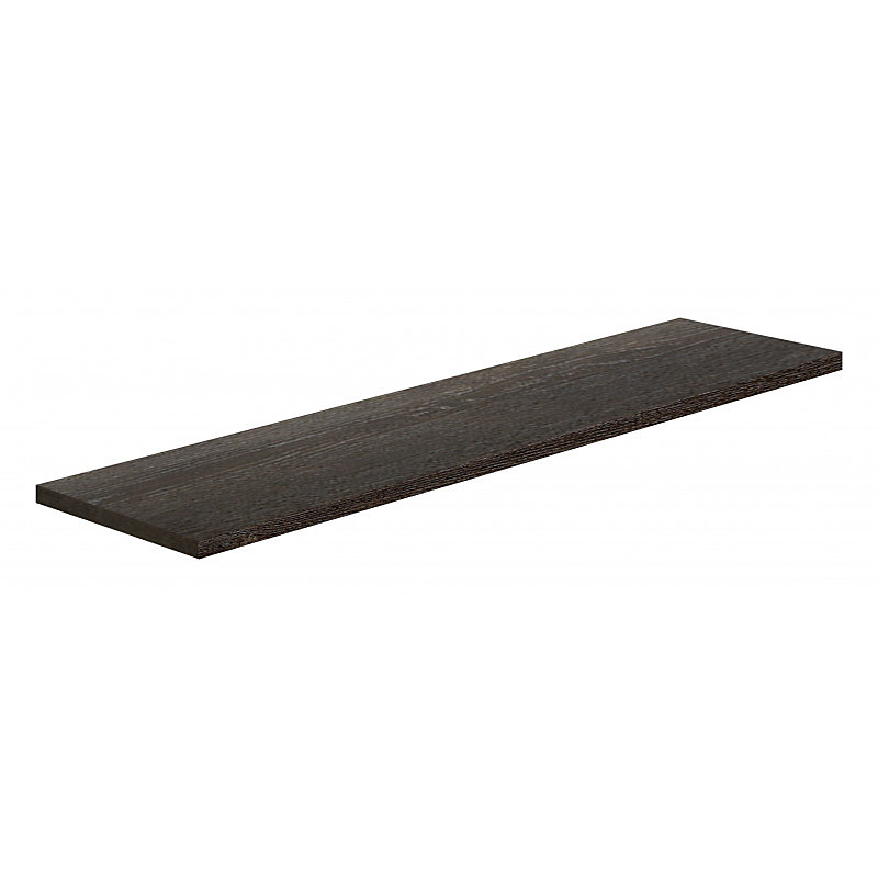 Étagère murale en bois – chêne foncé, 96x23, 7x2, 3 cm, Smart