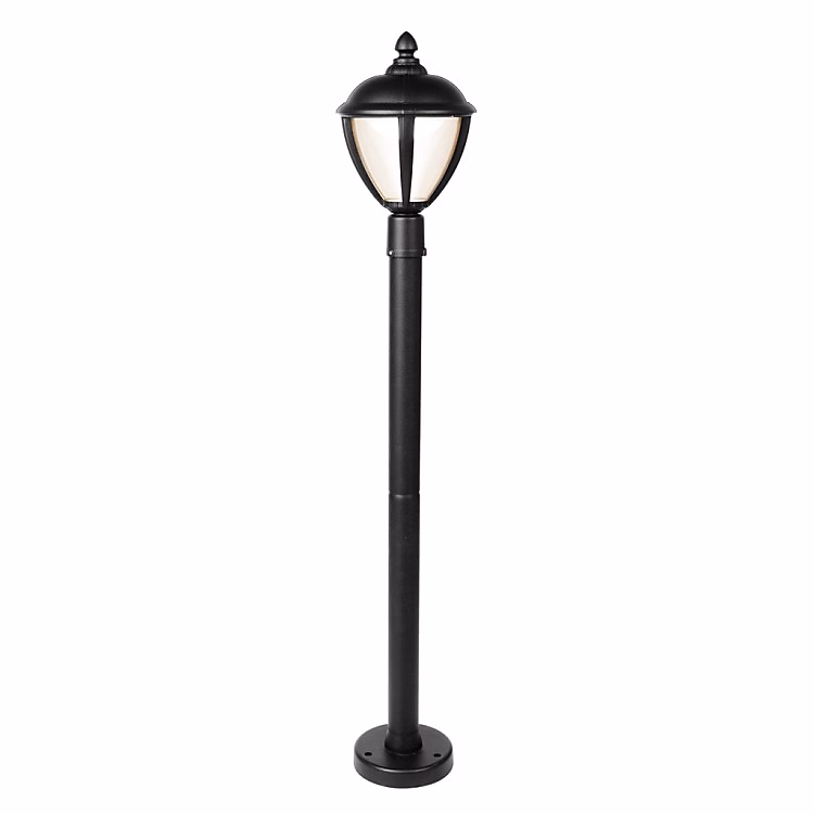 Borne Noir Matt UNITE – LED Intégrée, 9W, 330 lumens, 3000K, IP44, 230V, Classe I
