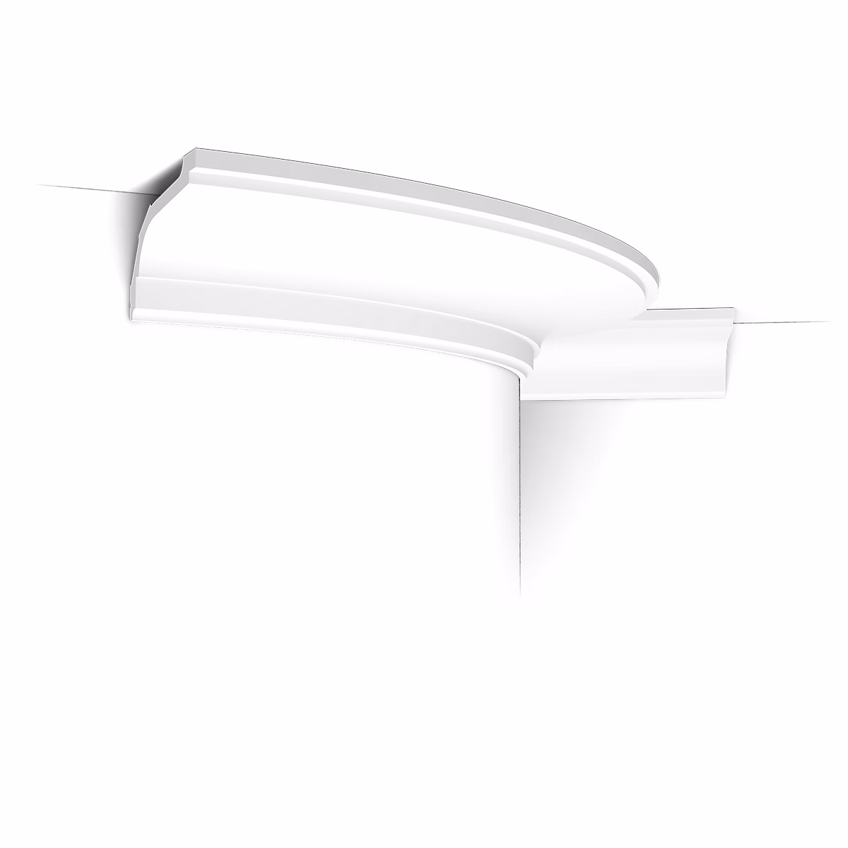 C220F Flexible Corniche plafond Orac Decor – 7, 5 × 11,5 × 200cm (h x p x L), moulure décorative polyuréthane