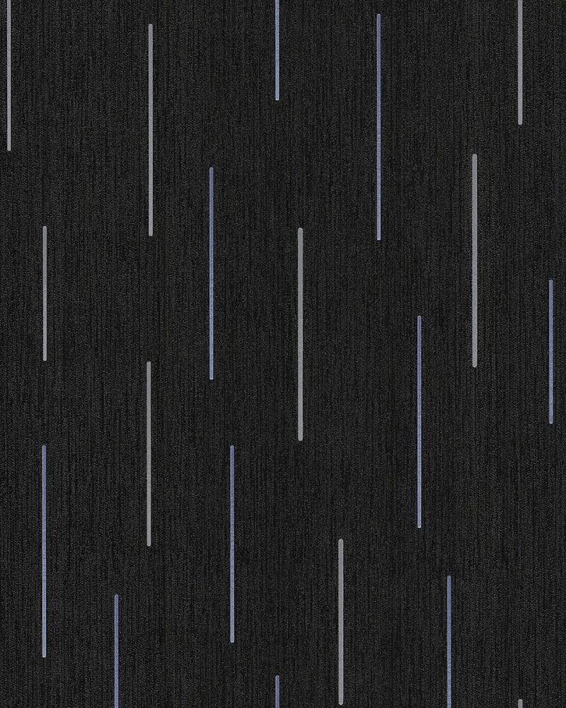 EDEM 85043BR26 Papier peint à rayures légèrement texturé accents métalliques 5 – 33 m2