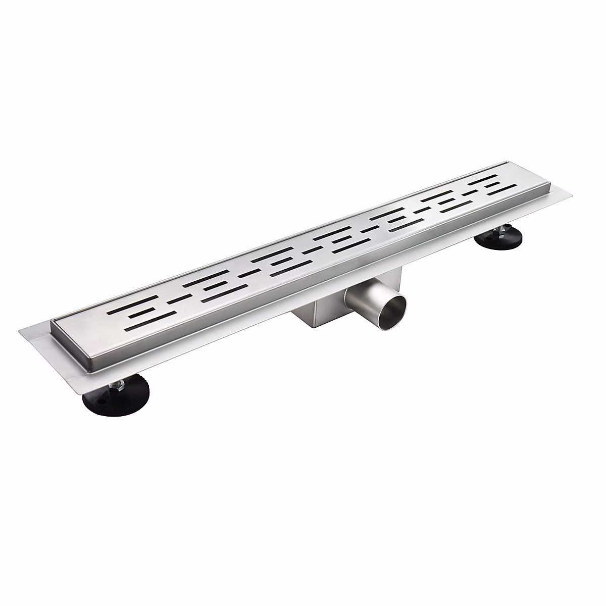 Caniveau de douche L.50 cm JAZY design linéaire – inox, anti, odeurs, drainage élevé, SANIVERRE