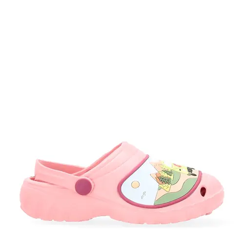 Malin au jardin:Sabot Road Trip enfant coloris rose en caoutchouc synthétique EVA Blackfox - pointure 24/25