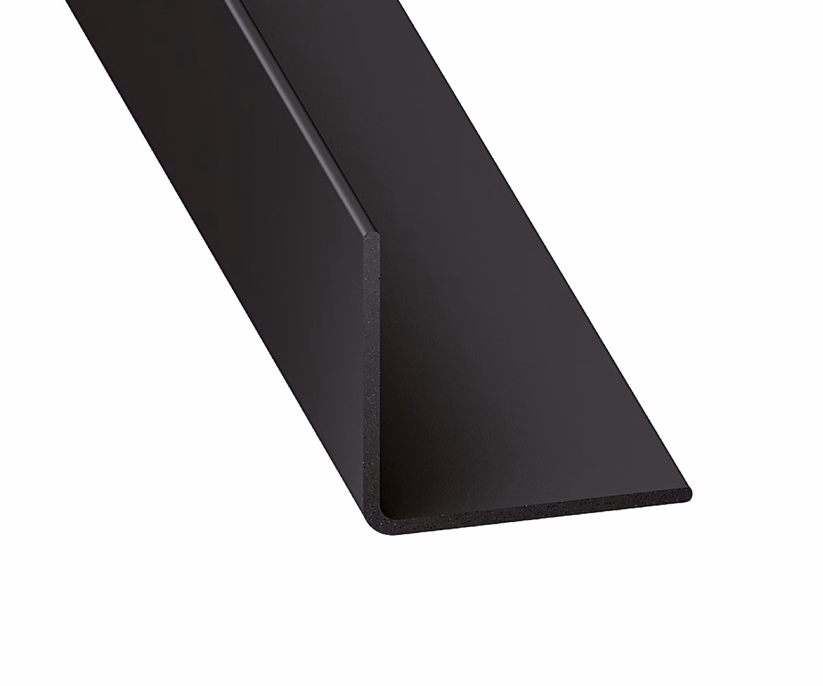 Cornière PVC anthracite 35 × 35mm – L. 2,60 m CQFD