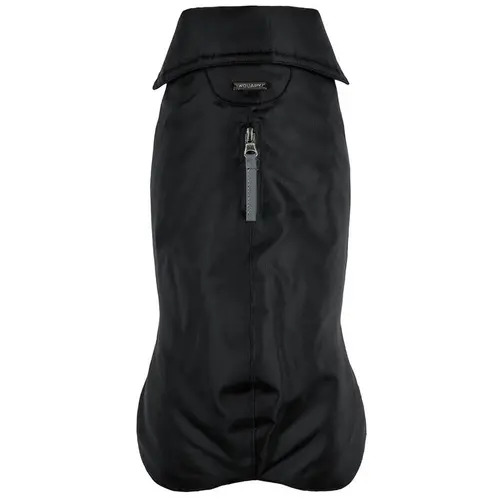 À découvrir au jardin:Manteau imperméable pour chien noir polyester Wouapy – Taille 80