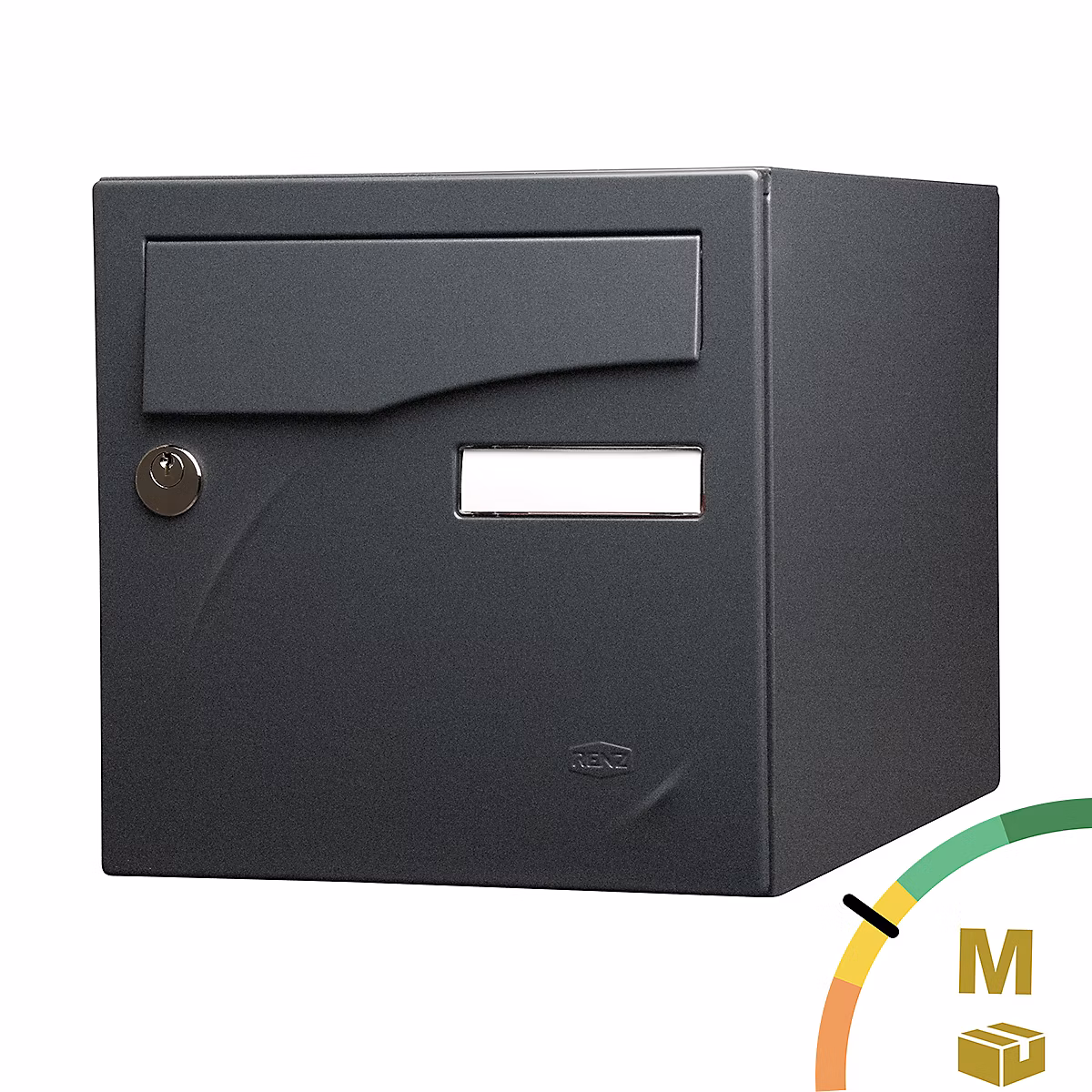 Boite aux lettres Préface 1 porte Noir Sablé RAL 2100 MS – Réf. XLAUTWKPA1602002961