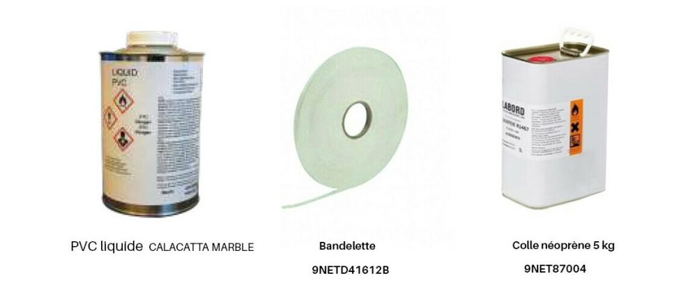 Astral Aquasense - Liner imprimé texturé Calacatta Marble