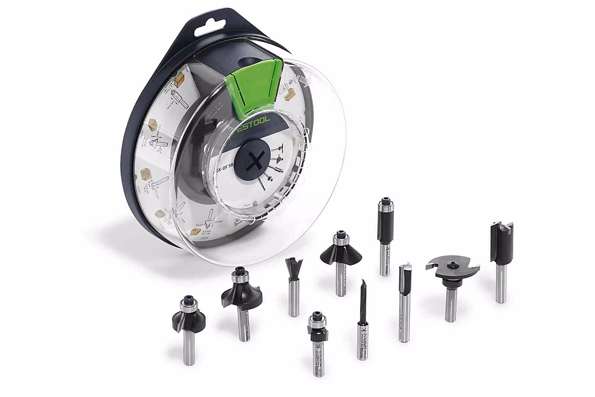Boîte de fraises Box-OF HW S8 Mix 10 pièces – FESTOOL 498979