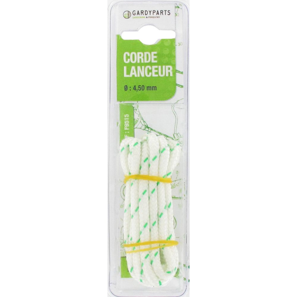 CENTRALE BRICO Corde prédécoupée de 1,80m, Ø: 4,5mm. (sous coque)