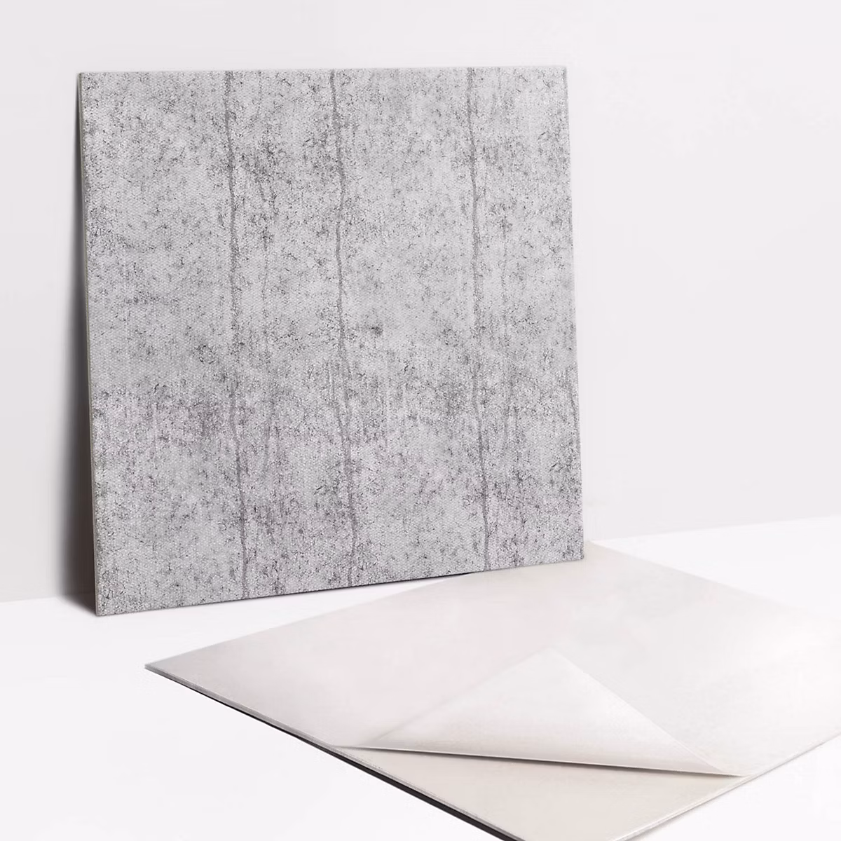 Carreaux vinyle Tulup 30 × 30 cm Texture du béton 9 pcs