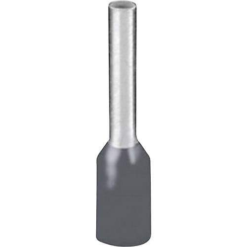 Embout simple d'extrémité de câble AI 1 – 5-10 BK 18 mm noir, section 1,5 mm², pack de 100