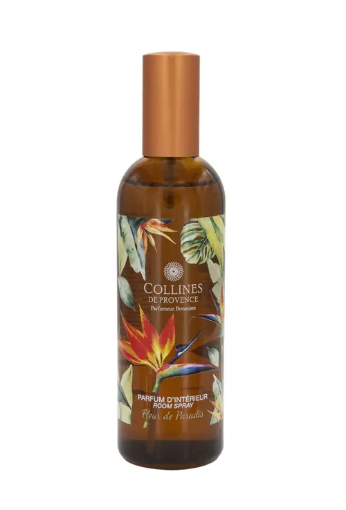 Esprit extérieur:Parfum d’intérieur en vaporisateur senteur Fleur de Paradis Collines de Provence – 100 ml