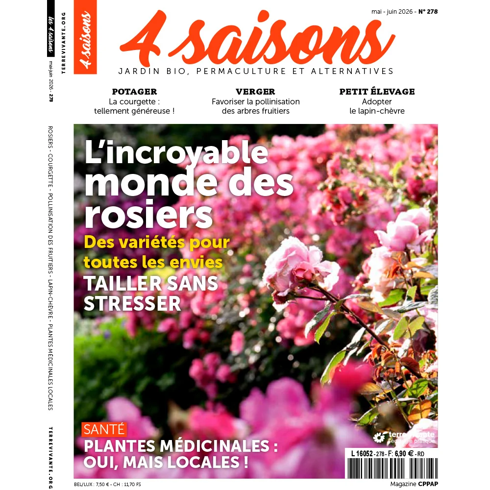 MAGAZINE 4 SAISONS - n°278 L'INCROYABLE MONDE DES ROSIERS