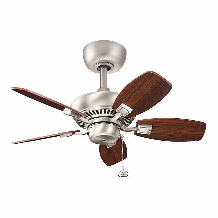 Canfield – 30in / 76cm Fan, Nickel brossé