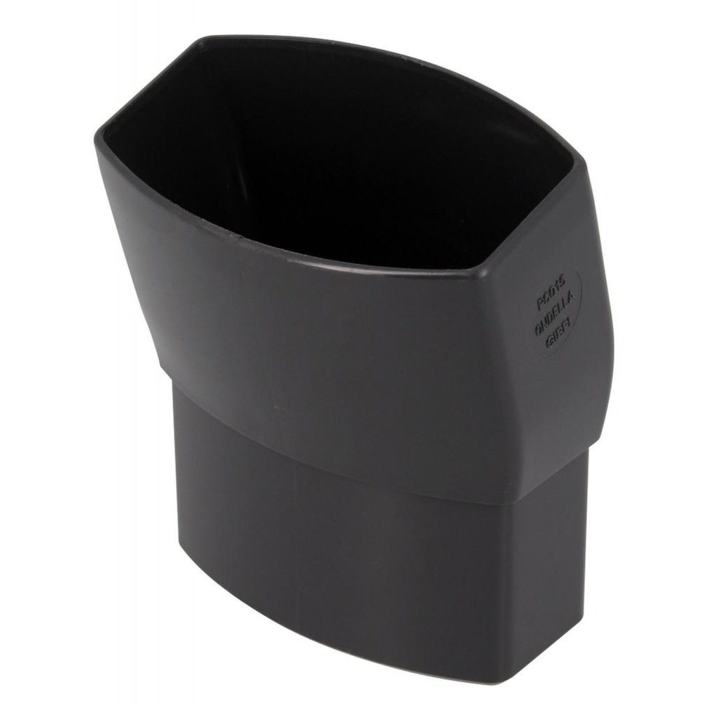 GIRPI Coude 15° mâle / femelle pour gouttière Pco87a PVC