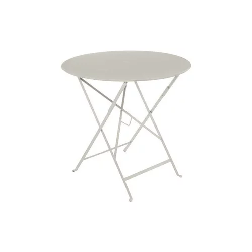 Sélection au jardin:Table pliante Bistro ronde gris argile Ø 77 x 74 cm