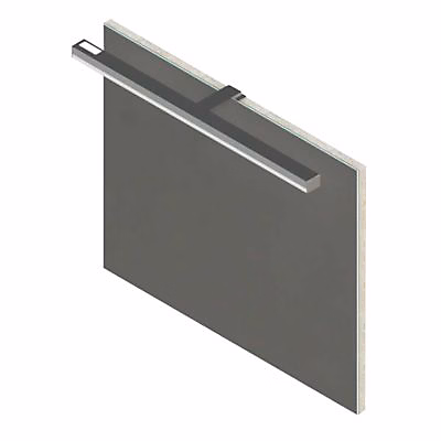 Miroir de salle de bains lumineux LED effet chêne l.60 cm – Calao
