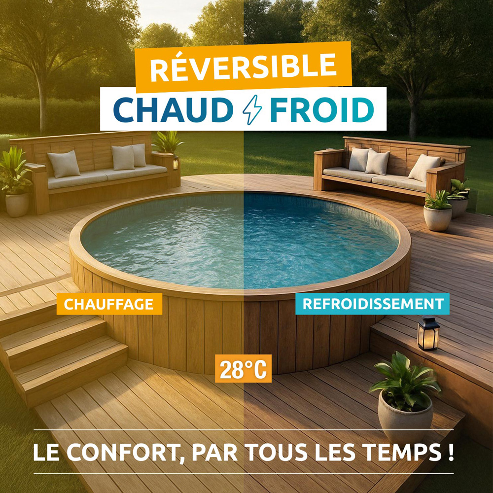 Poolex Nano New FI ? Pompe à chaleur piscine Full Inverter réversible
